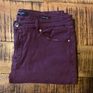 Nine West maroon jeans